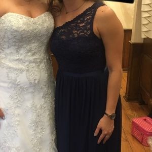 Navy Blue Bridesmaid dress